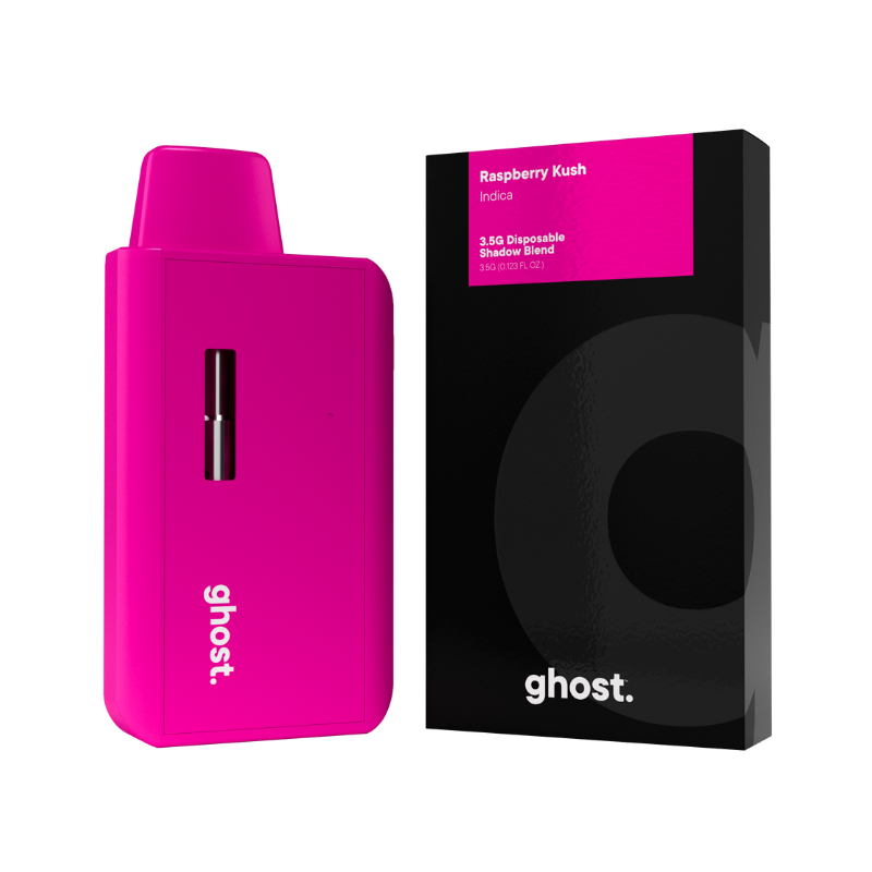 Raspberry Kush Shadow Blend Disposable 3.5g - ghost.® hemp